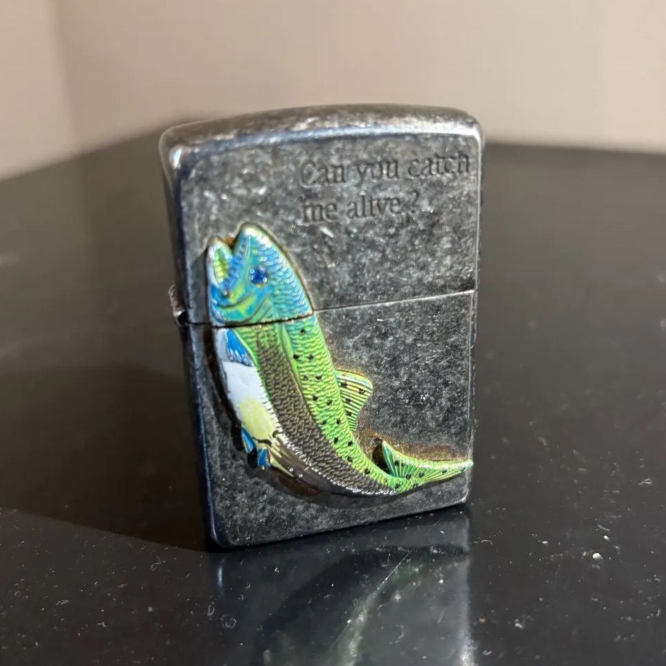 zippo 1995年 ニジマス 魚 ライター ヴィンテージ アンティーク ジッポー