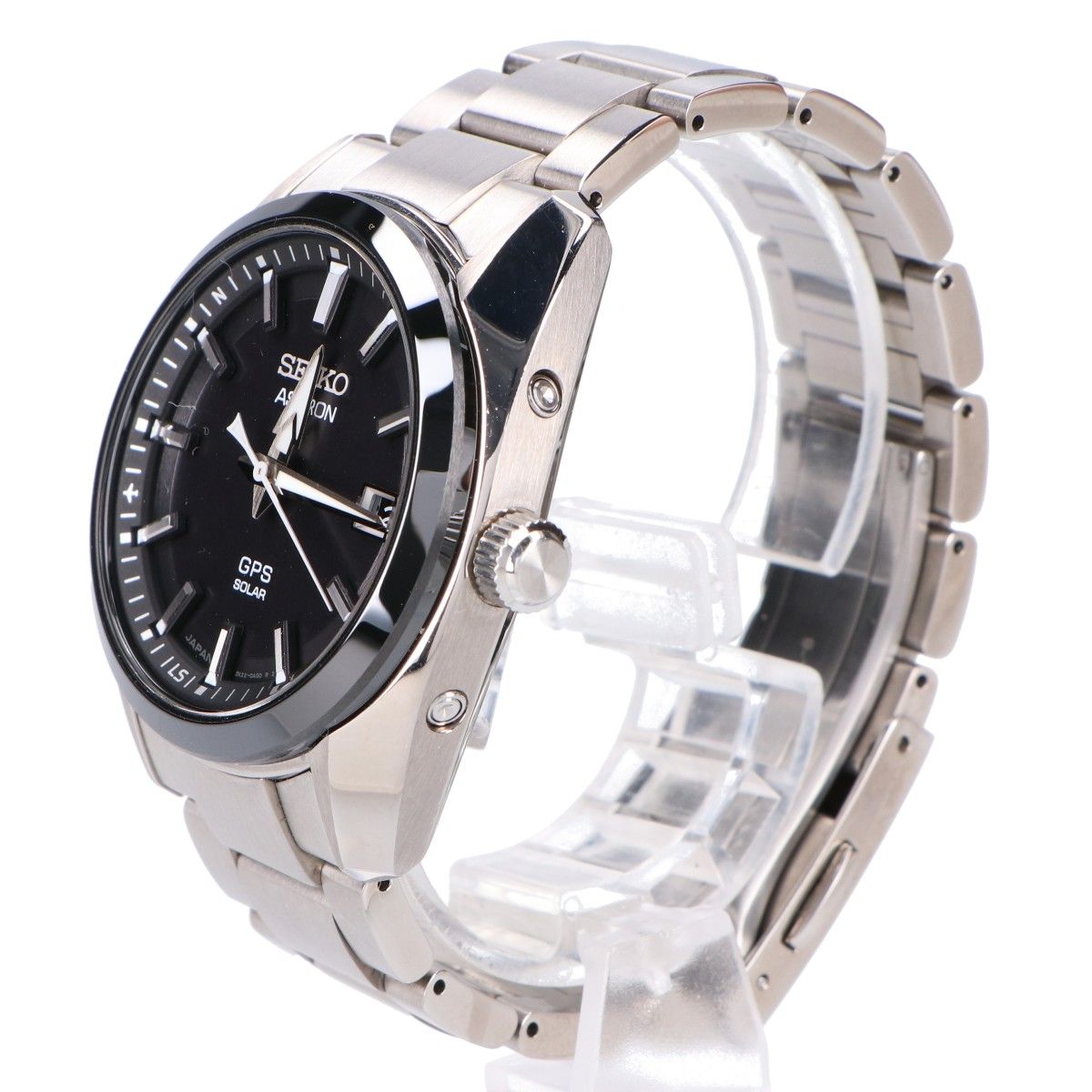 SEIKO セイコー 美品 SBXD005 ASTRON/アストロン 黒文字盤 ソーラーGPS