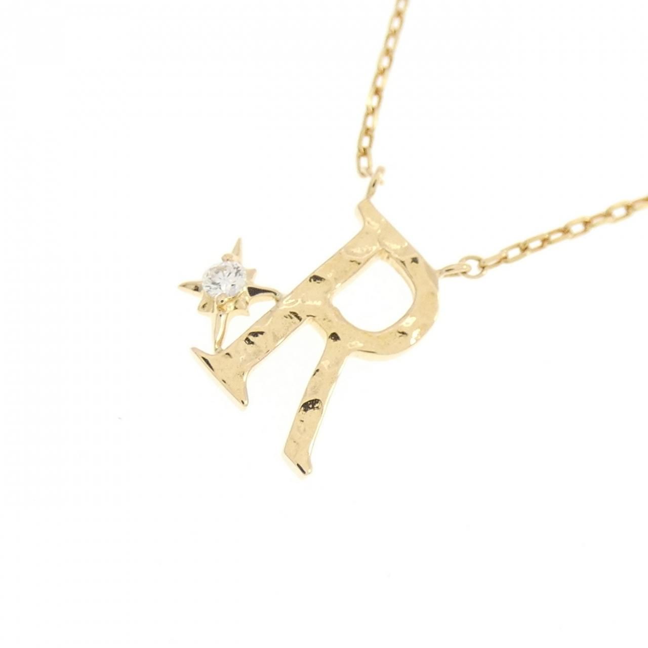 スタージュエリー イニシャル ネックレス 0.01CT - メルカリ 