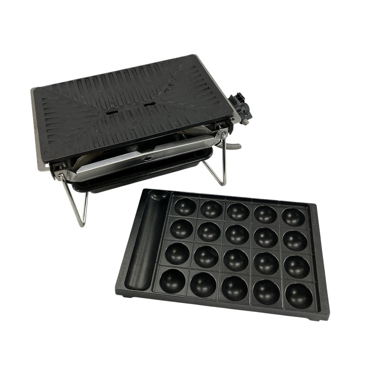 snow peak スノーピーク 雪峰苑 GS-355 たこ焼きプレート CS-356 屋外 グリル ジャンク W10562399