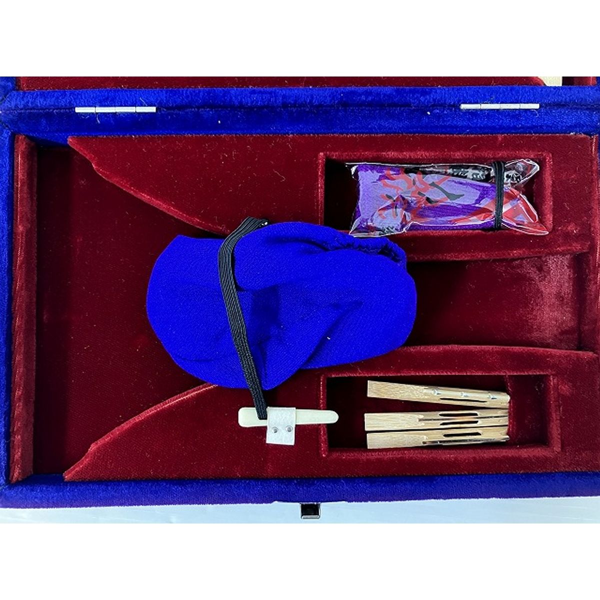 三味線 撥 バチ べっ甲柄 等 5点セット ケース付き 弦楽器 中古
