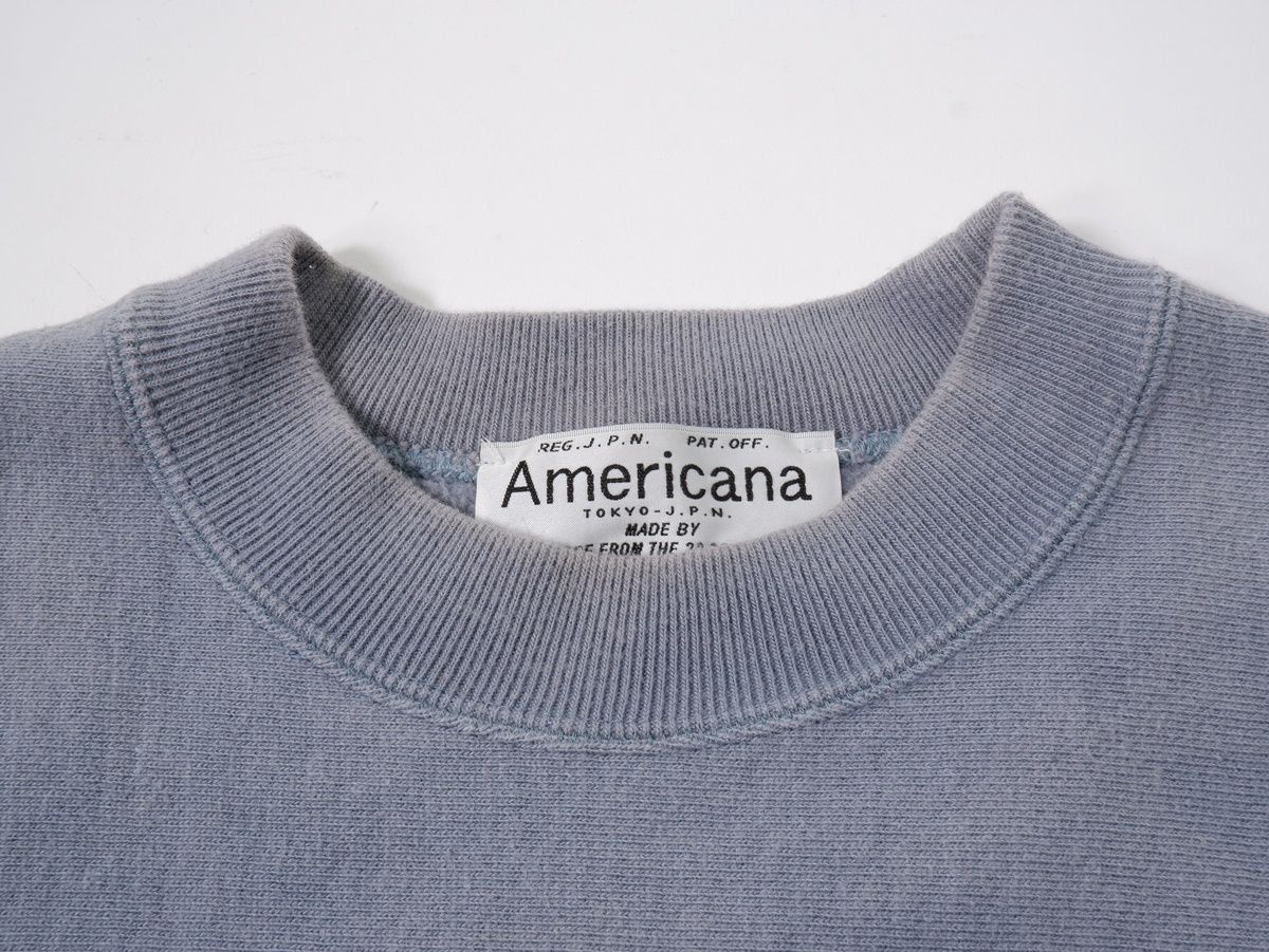 AMERICANA/アメリカーナ 2021SS AP STUDIO（アパルトモンL'Appartement）別注ムラ染めクルーネックプルオーバー(スウェット)【フリー】【LTSA74017】 AMERICANA/アメリカーナ 2021SS AP STUDIO（アパルトモンL'Appartement