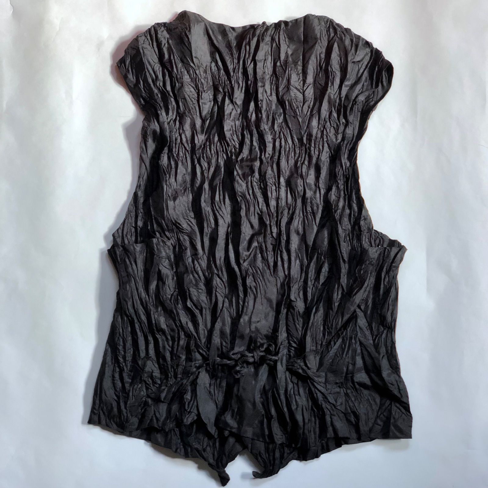 ISSEY MIYAKE プリーツ ジレ ベスト シワ加工 レディース 1990年代