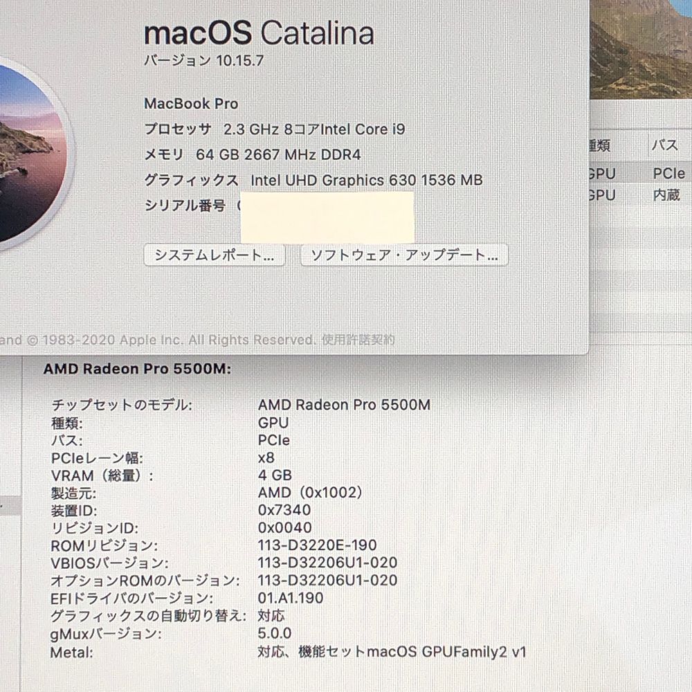 ◇ジャンク品・本体のみ◇Apple MacBook Pro (16インチ 2019 ◇ジャンク品・本体のみ◇Apple MacBook Pro (16インチ 2019