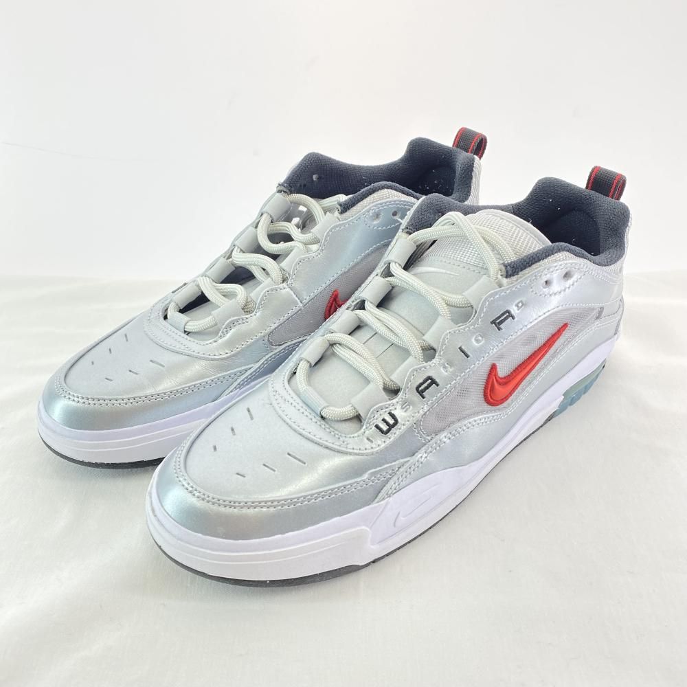 NIKE AIR MAX Ishod Premium Metallic Silver|Metallic Silver|White|Varsity Red サイズ27.5 シルバー hf3062-001 ナイキ エア マックス イショッド プレミアム メ 17