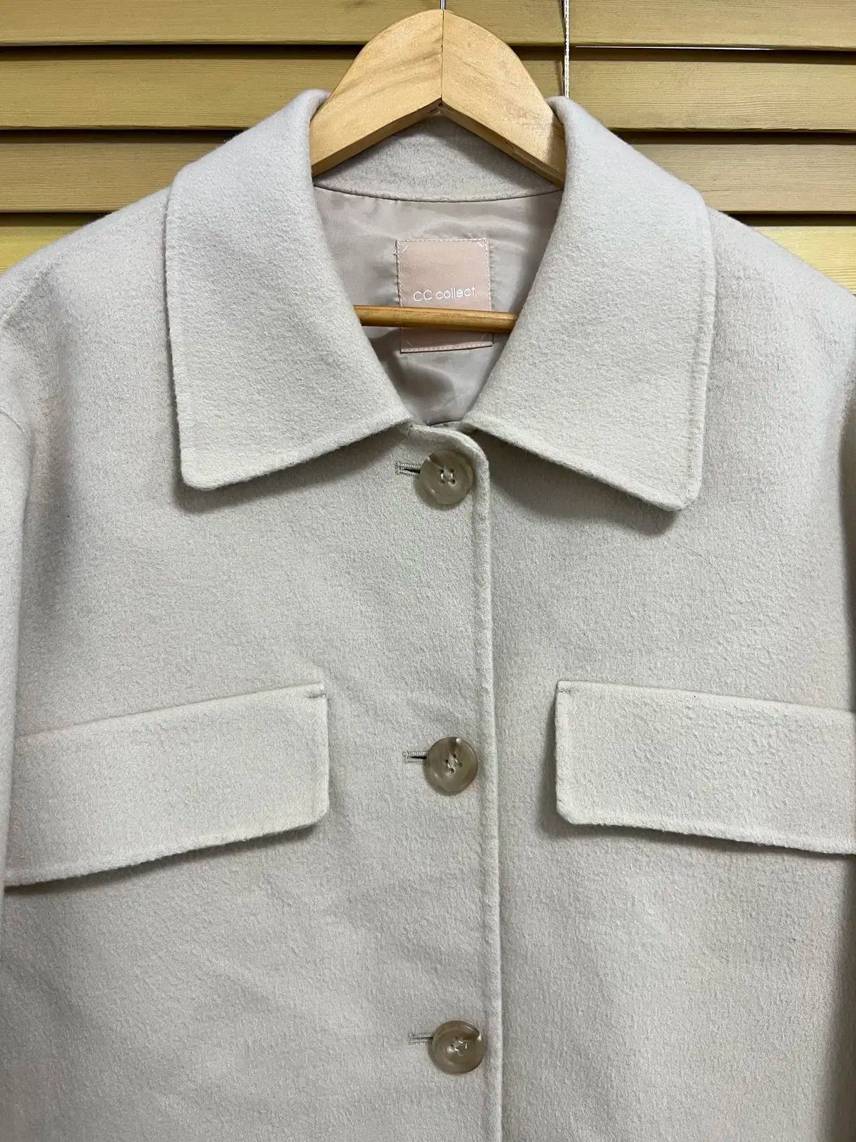 CC collect シーシーコレクト レディース ベージュ ウールカシミア ジャケット 55