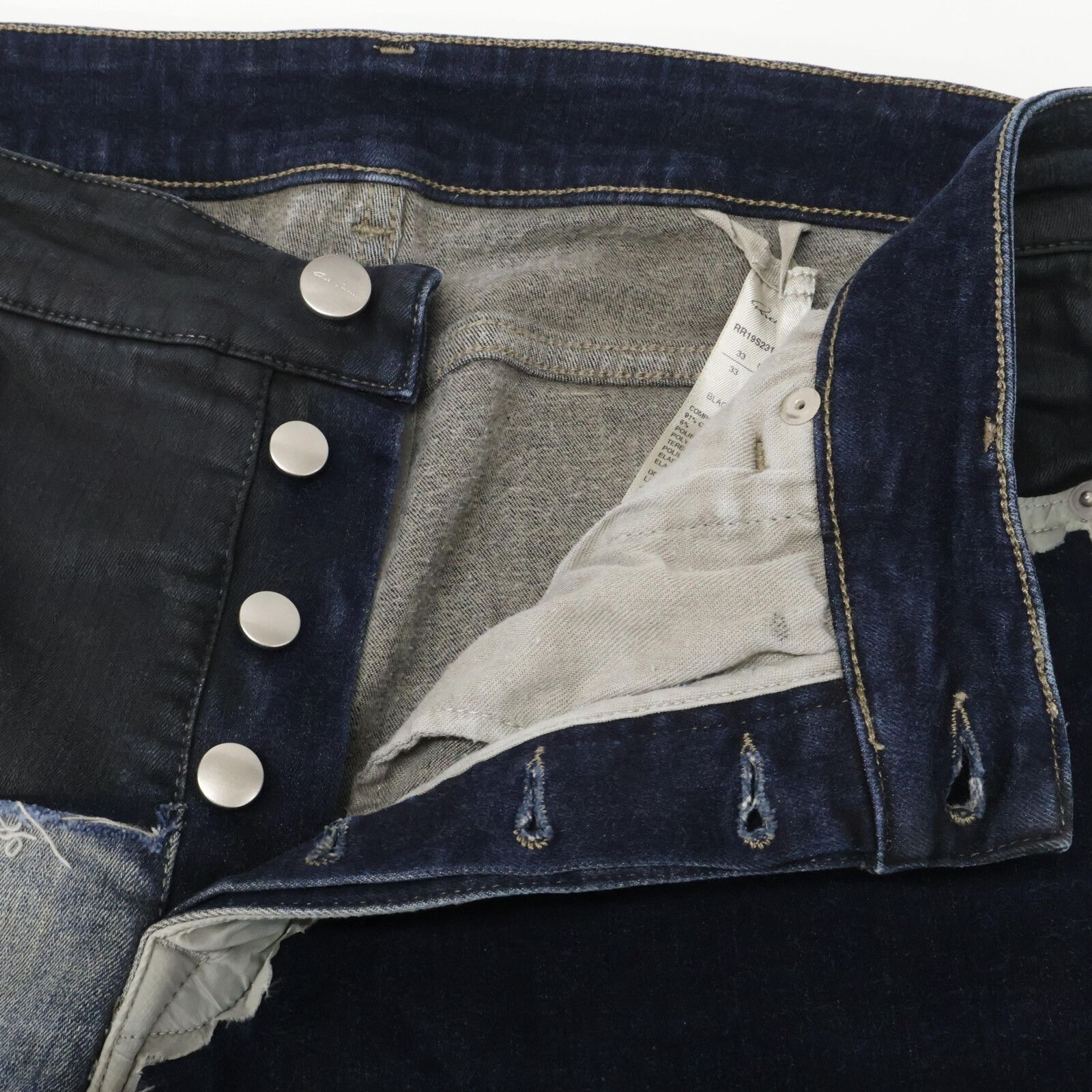 Rick Owens リックオウエンス ブラック 19SS Babel Tyrone Jeans 