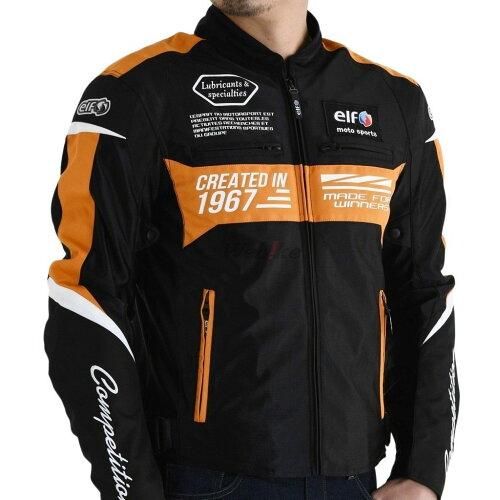 4営業日で発送 エルフ ELF elf EJ-S103 イデアールメッシュジャケット Black＆Orange L 品番 EJ-S103 BK＆OR L