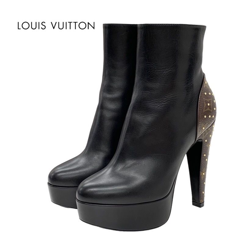 ルイヴィトン LOUIS VUITTON ブーツ ショートブーツ アンクルブーツ 