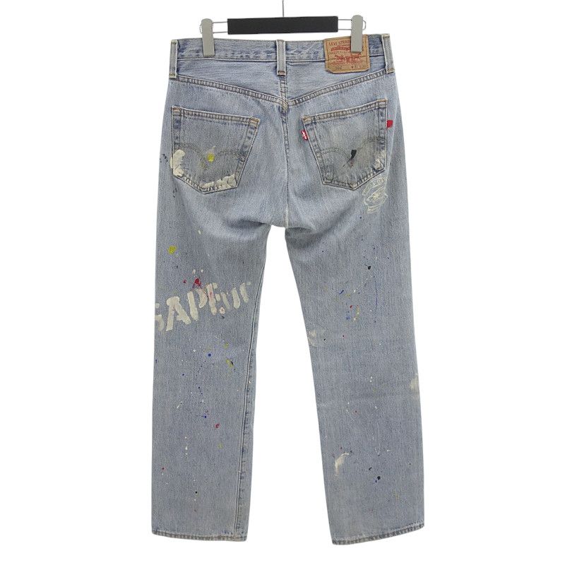 サプール/SAPEur LEVIS リーバイス 501 リメイク ペイント デニム 