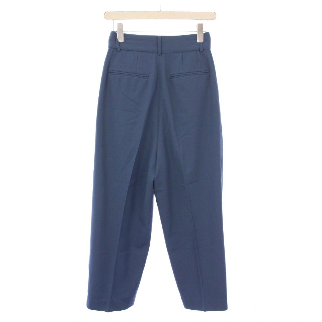 チノ CINOH WOOL TWO TUCK PANTS ウールツータックパンツ スラックス ジップフライ ワン 無地 36 青 ブルー 24WPT001 BB