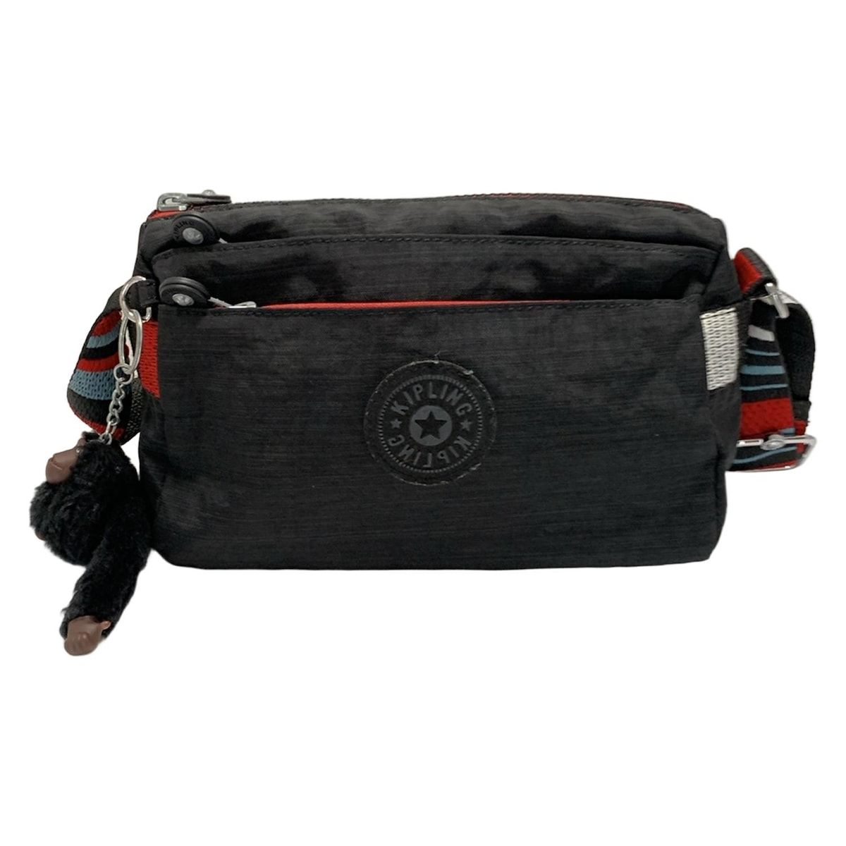 KIPLING キプリング ショルダーバッグ 黒 ブラック - メルカリ