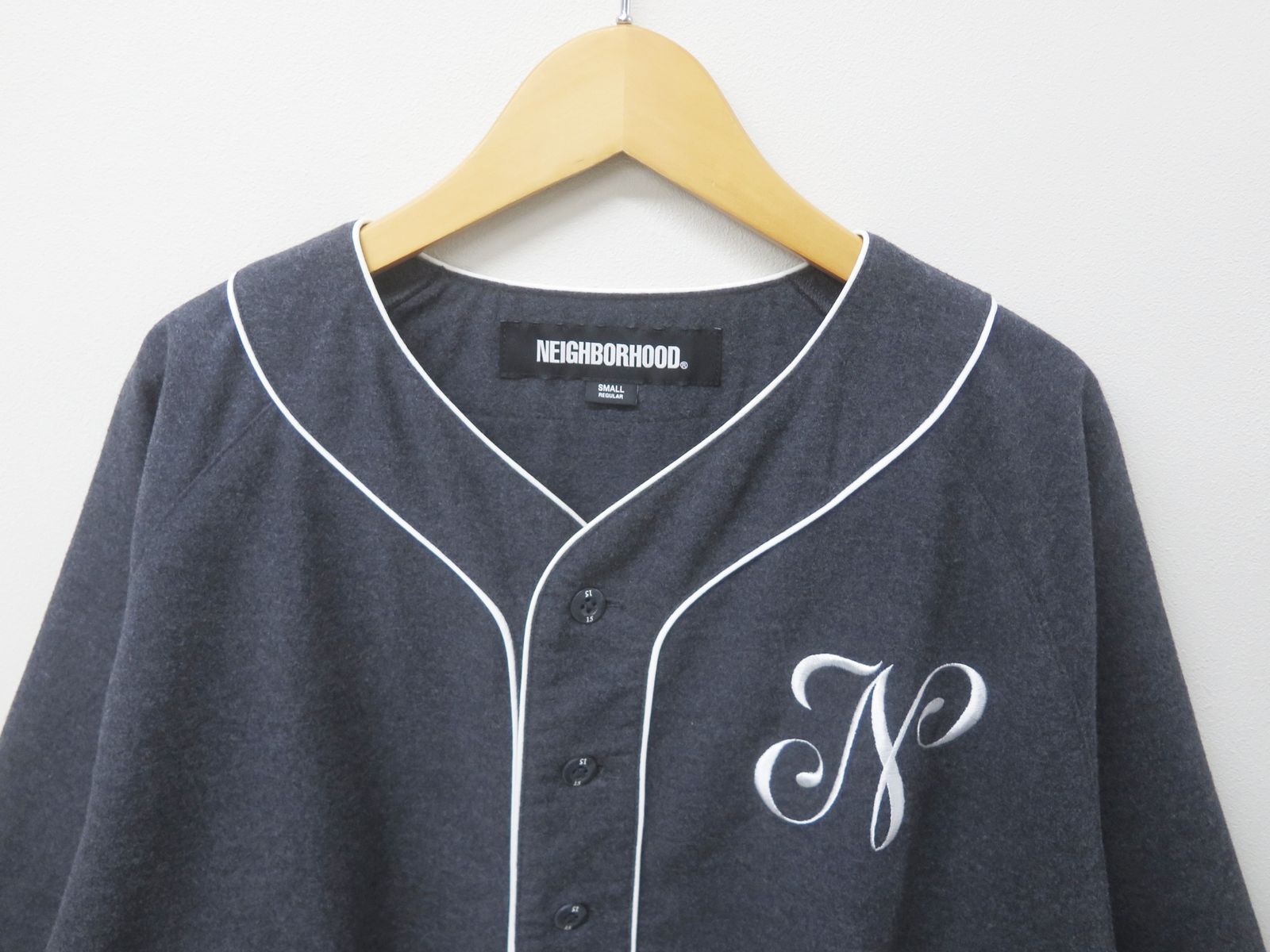 ベースボールシャツ S