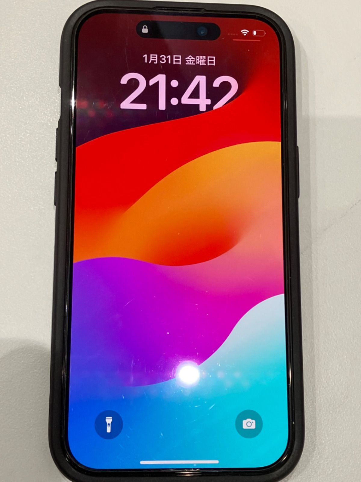 ︎iPhone15 ブラック SIMフリー 128GB バッテリー99%-正規取扱店