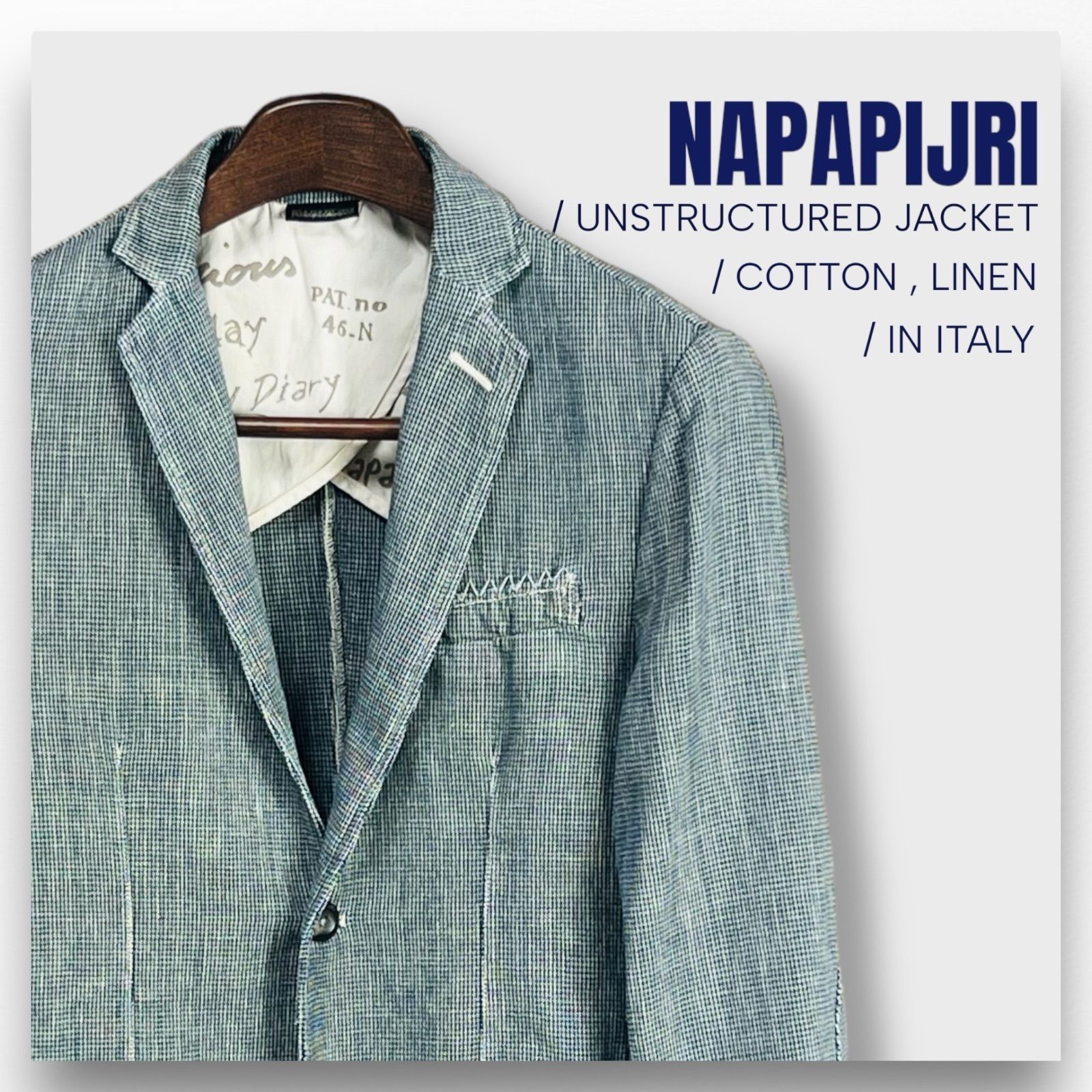 NAPAPIJRI ネイビー ジャケット NAPAPIJRI(ナパピリ) / ジャケット/M/コットン/ネイビー | 古着