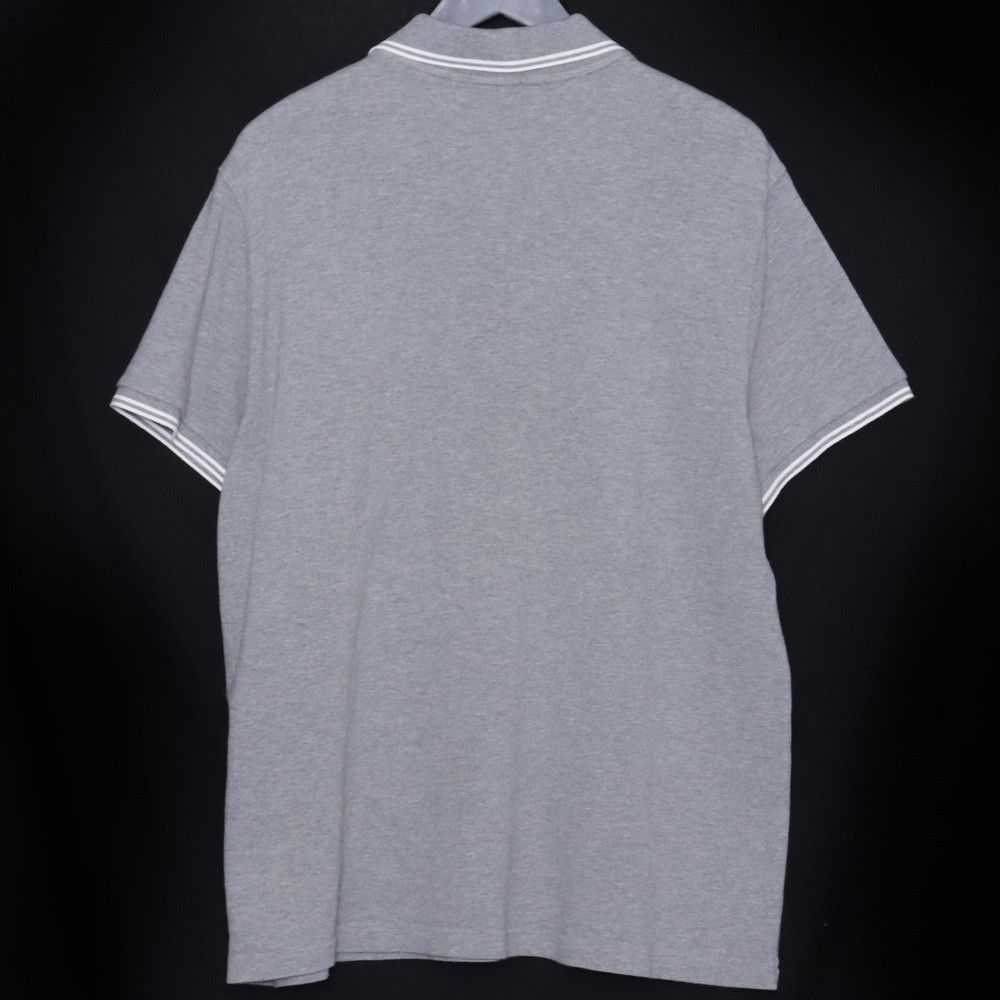 MONCLER グレー ポロシャツ Mサイズ MONCLER モンクレール ポロシャツ/MAGLIA POLO MANICA C メンズ