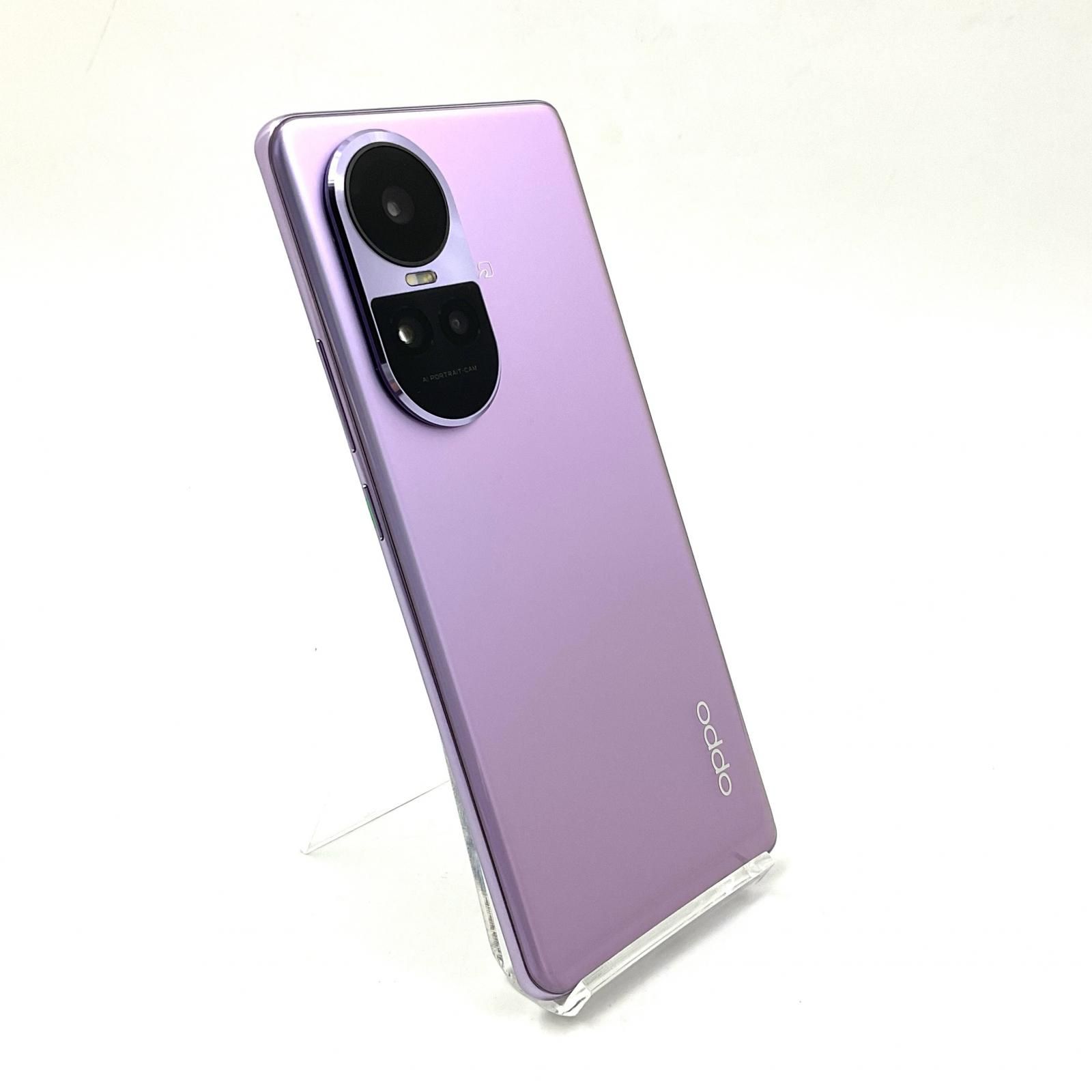 全額返金保証 最速発送 OPPO Reno 10 Pro 5G 256GB グロッシーパープル Softbank A302OP 白ロム 動作 済