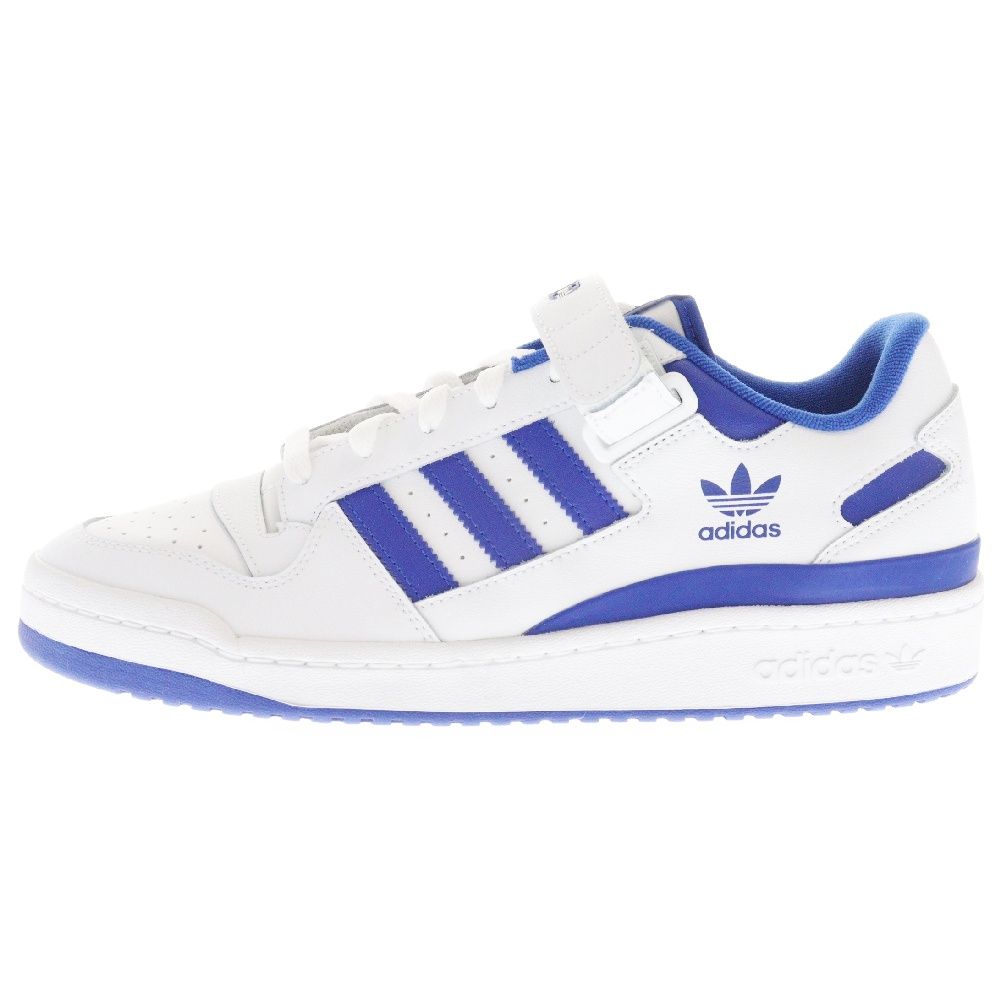 adidas (アディダス) FORUM LOW フォーラム ローカットスニーカー ホワイト/ブルー US10.5/28.5cm FY7756