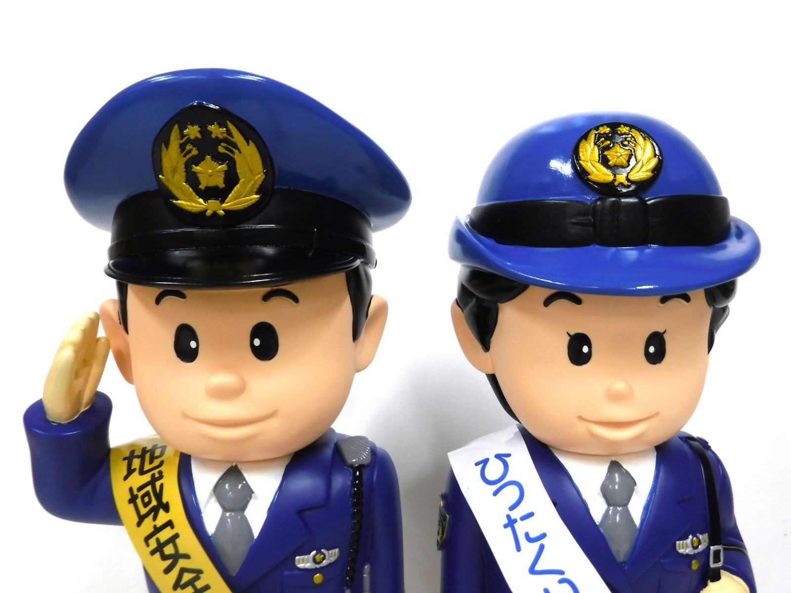 M[宅140]0147 埼玉県警察 街のおまわりさん ソフビ フィギュア