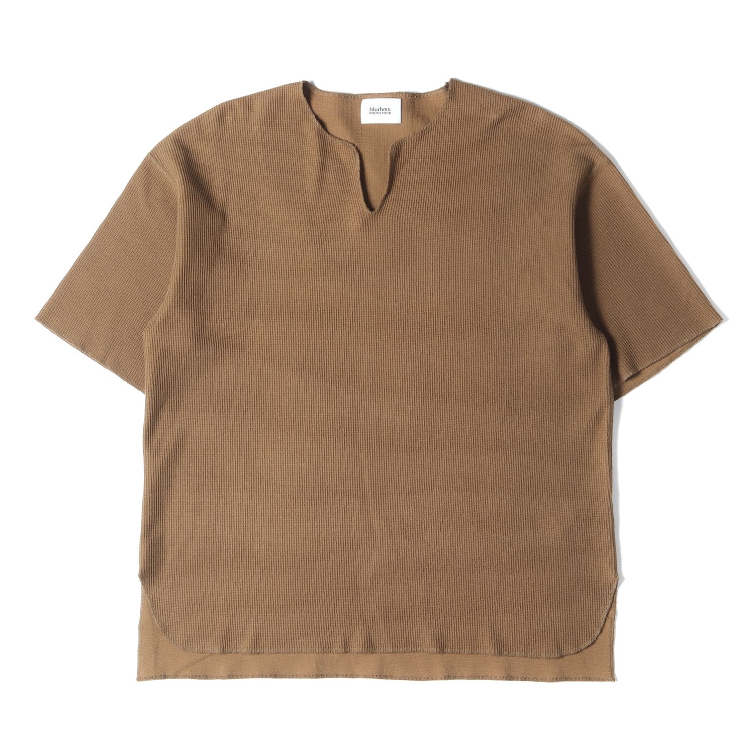 【blurhms / ブラームス】キーネック サーマルTシャツ blurhmsROOTSTOCK (ブラームス ルーツストック) Rough&Smooth