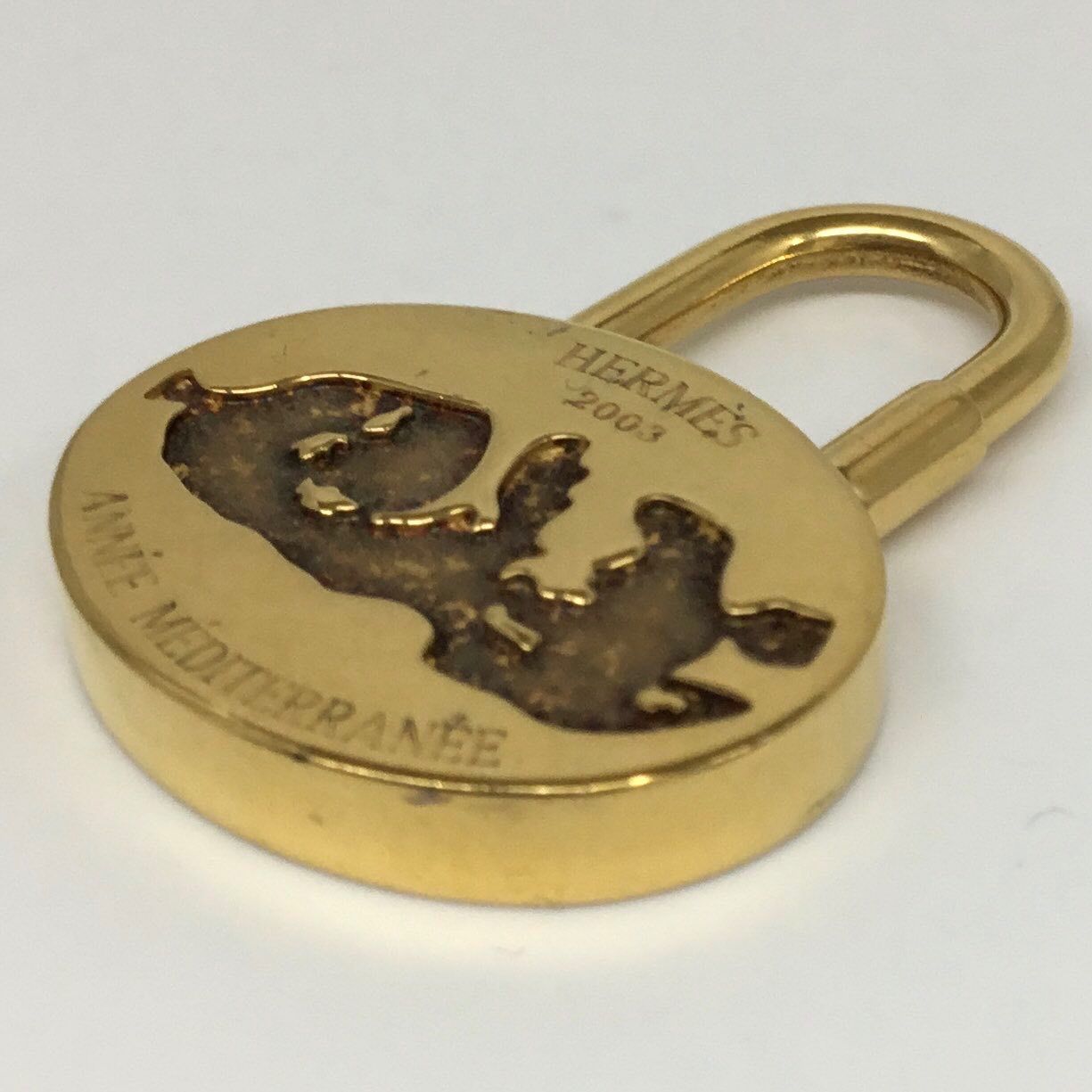 美品 エルメス カデナ 2003限定 地中海 ゴールド アクセサリー