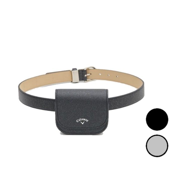25秋冬 キャロウェイ CALLAWAY レディース ウエストポーチ付きベルト c25292204 合成皮革 フリーサイズ ギフト プレゼント