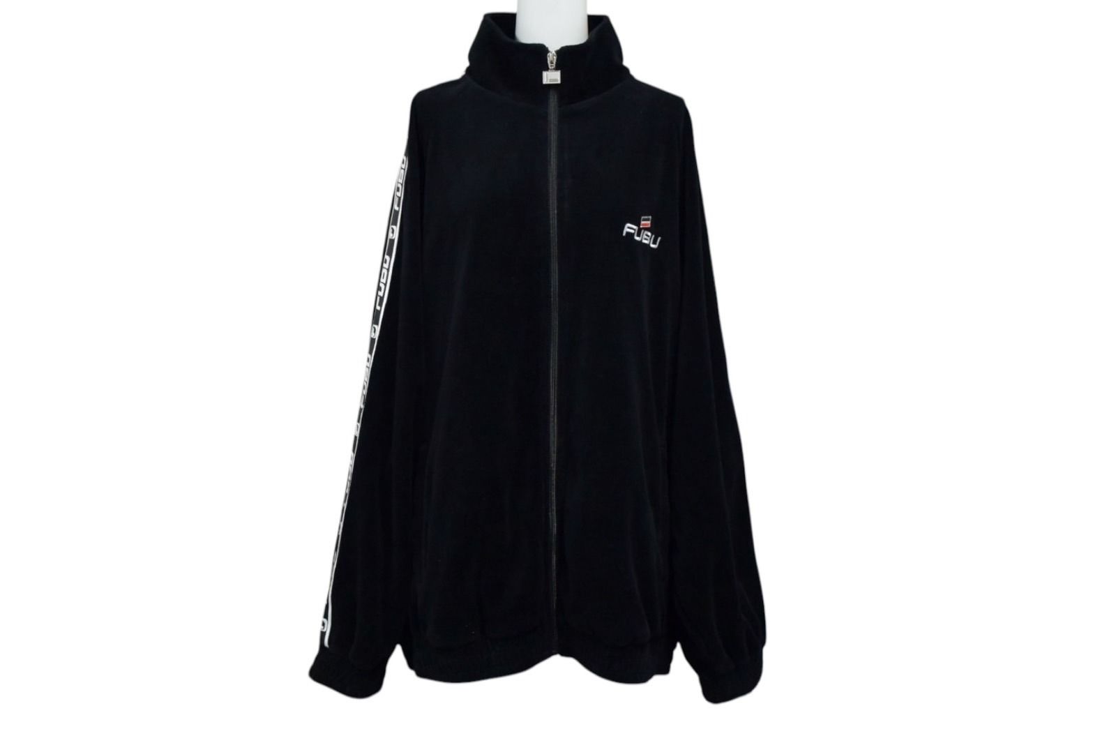 FUBU フブ ジャケット ベロアトラックジャケット ブラック ベロア サイズXL 4b000585