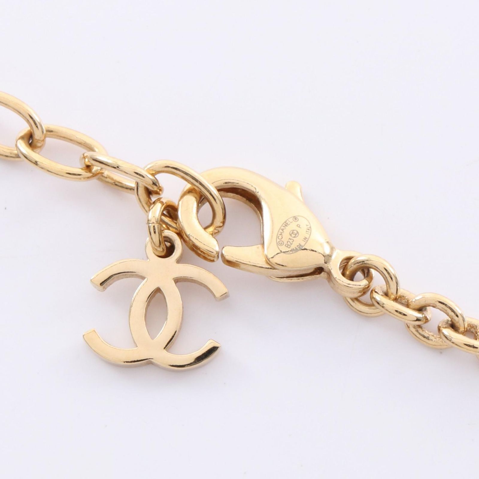 シャネル CHANEL ネックレス ココマーク ハート ABA259 ゴールド GP  