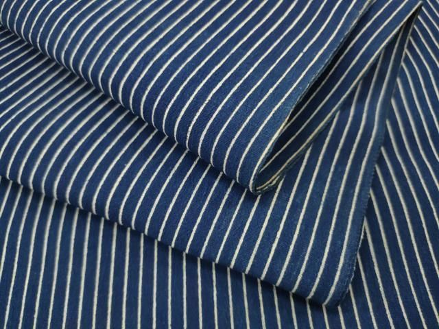 本藍染 縞