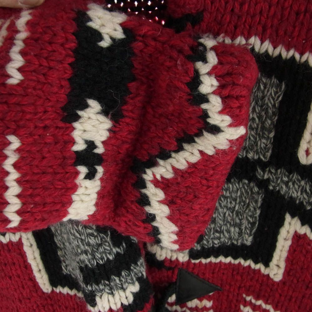 BARNS OUTFITTERS バーンズ ショールカラー ネイティブ柄 ウール