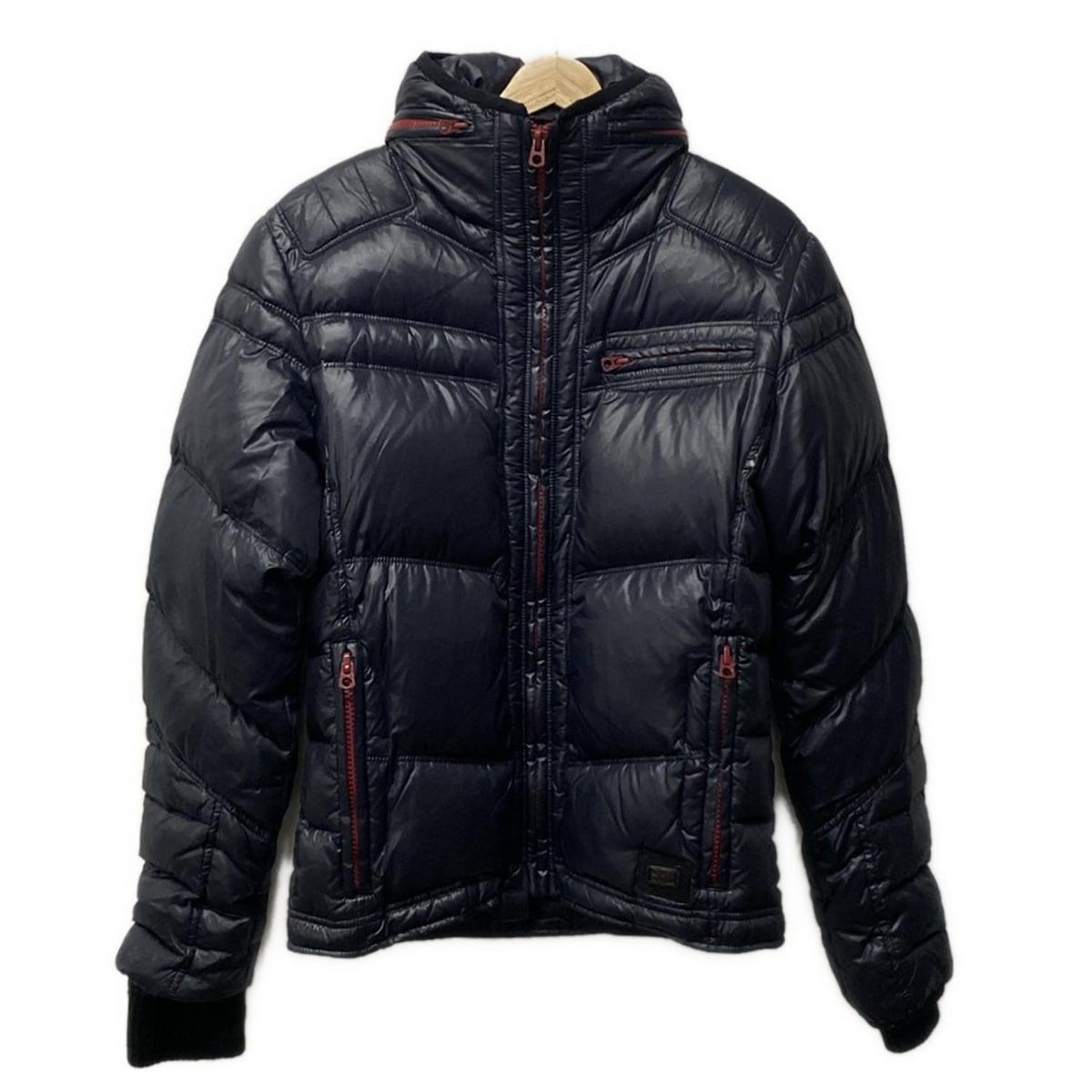 上品なファッション ダウンジャケット DIESEL(ディーゼル) サイズL ダーク - メンズ ジャケット・アウター