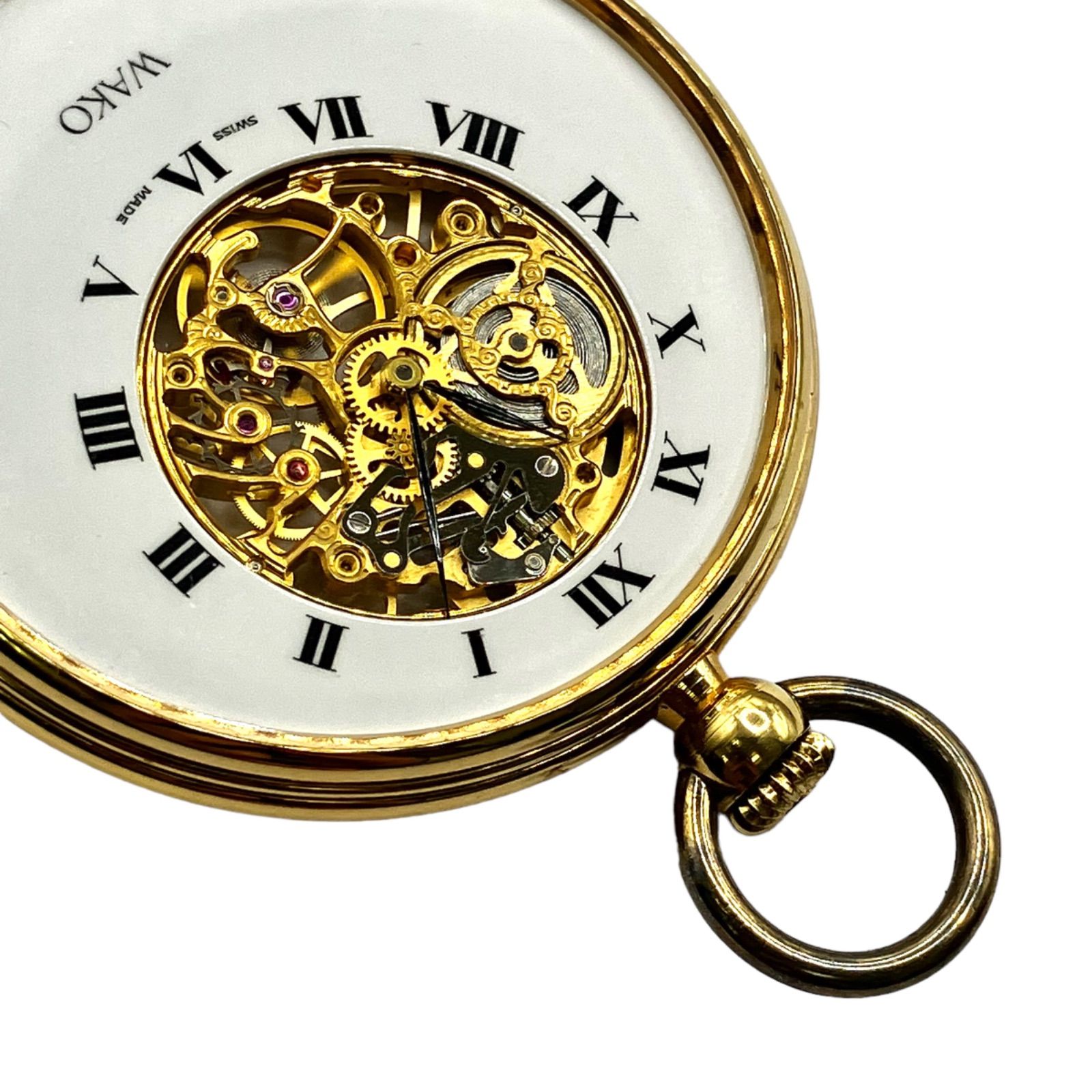 超美品です⭐️ 懐中時計】 WAKO 銀座和光 手巻懐中時計