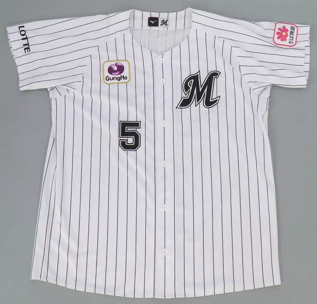 千葉ロッテマリーンズ　レプリカユニフォーム　5安田 千葉ロッテマリーンズ レプリカユニフォーム #5 安田 尚憲 L