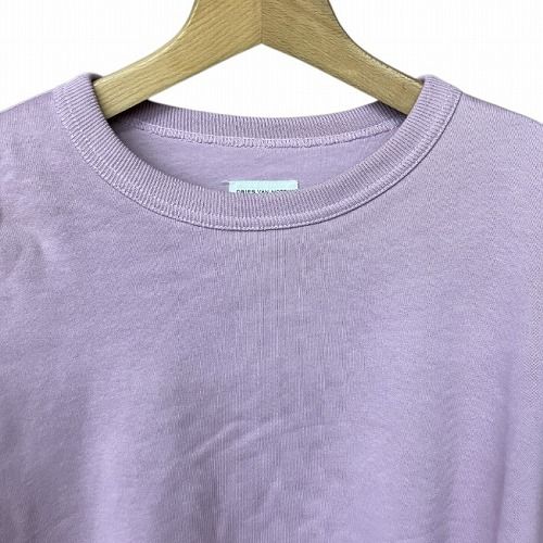 ドリスヴァンノッテン DRIES VAN NOTEN シャーリングスリーブ オーバーサイズ スウェット 紫 薄紫 パープル XS ■GY41 レディース ドリスヴァンノッテン DRIES VAN NOTEN シャーリングスリーブ