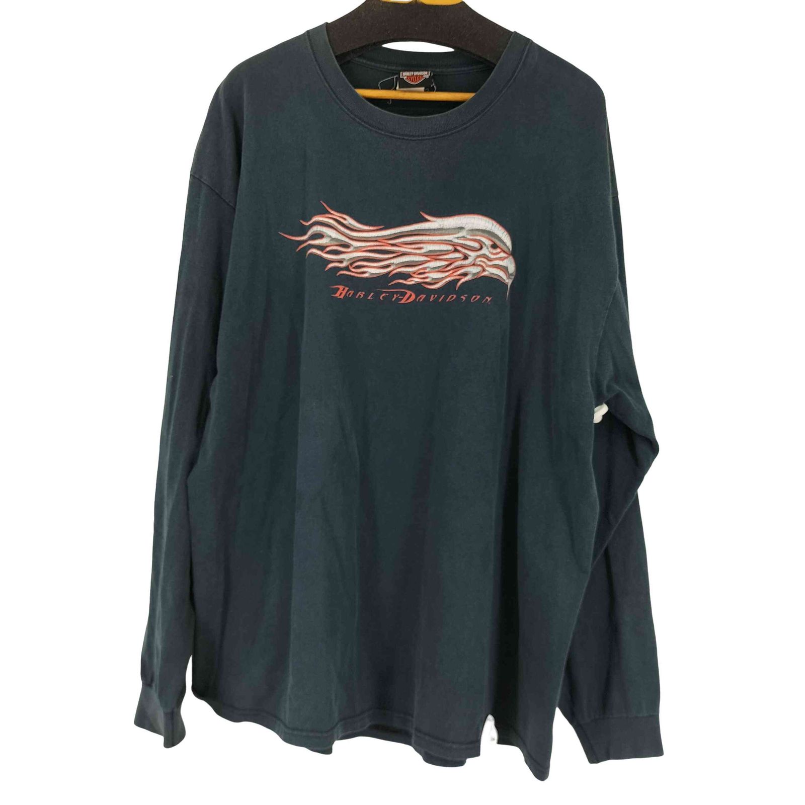 ハーレーダビッドソン HARLEY-DAVIDSON 90S-00S 両面プリント L/S Tシャツ メンズ import：XXL 