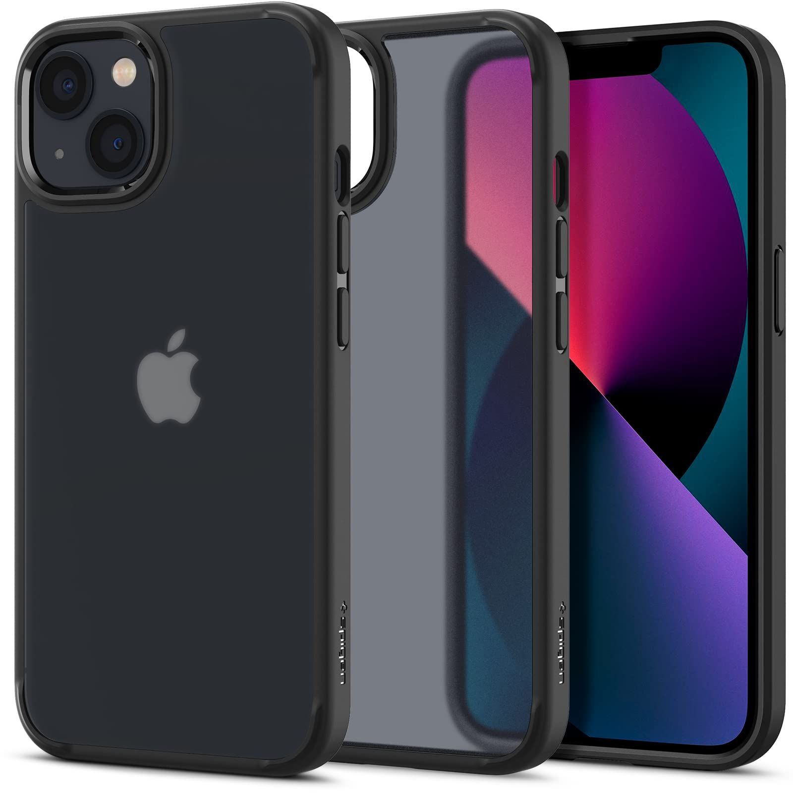 【新着商品】【17年社歴の技術力】Spigen iPhone 13 ケース 耐衝撃 半透明 黄変一切なし 指紋防止 米軍MIL規格取得 2重構造 TPU PC ケース すり傷防止 ワイヤレス充電対応 ウルトラ・ハイブリッド 