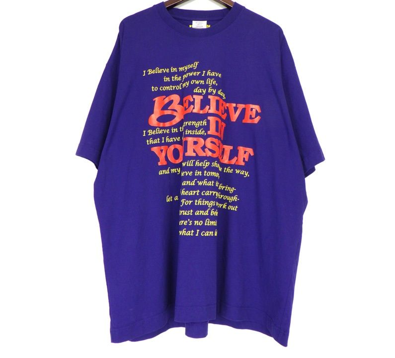 ヴェトモン VETEMENTS 【 UE64TR190N 】 刺繍 デザイン オーバー