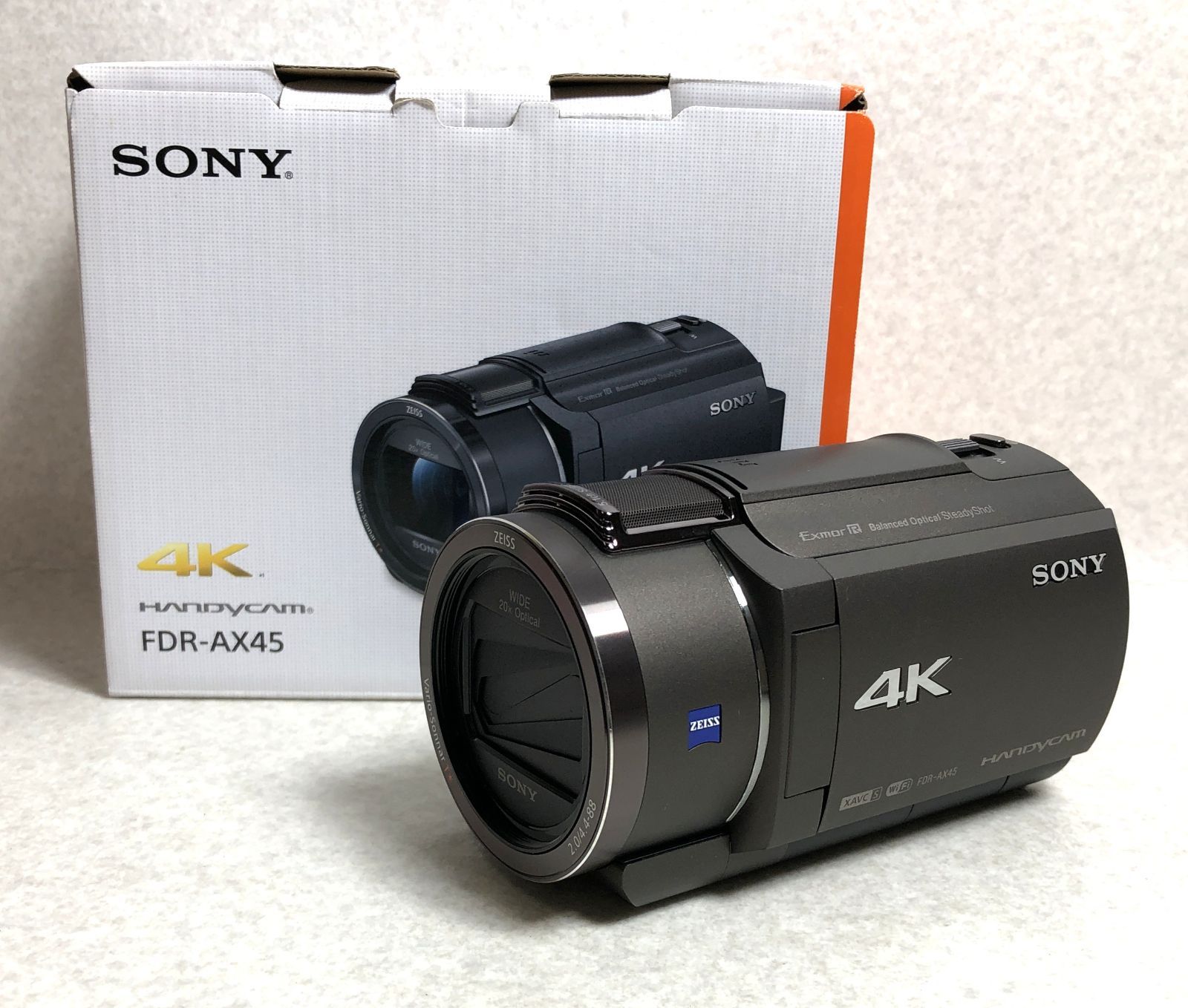 DH1377 SONY ソニー 4K ハンディカム FDR-AX45 ブロンズブラウン デジタル ビデオカメラ