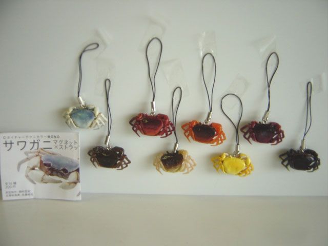 ♯Hvi03MBネイチャーテクニ MONOサワガニストラップ全8種
