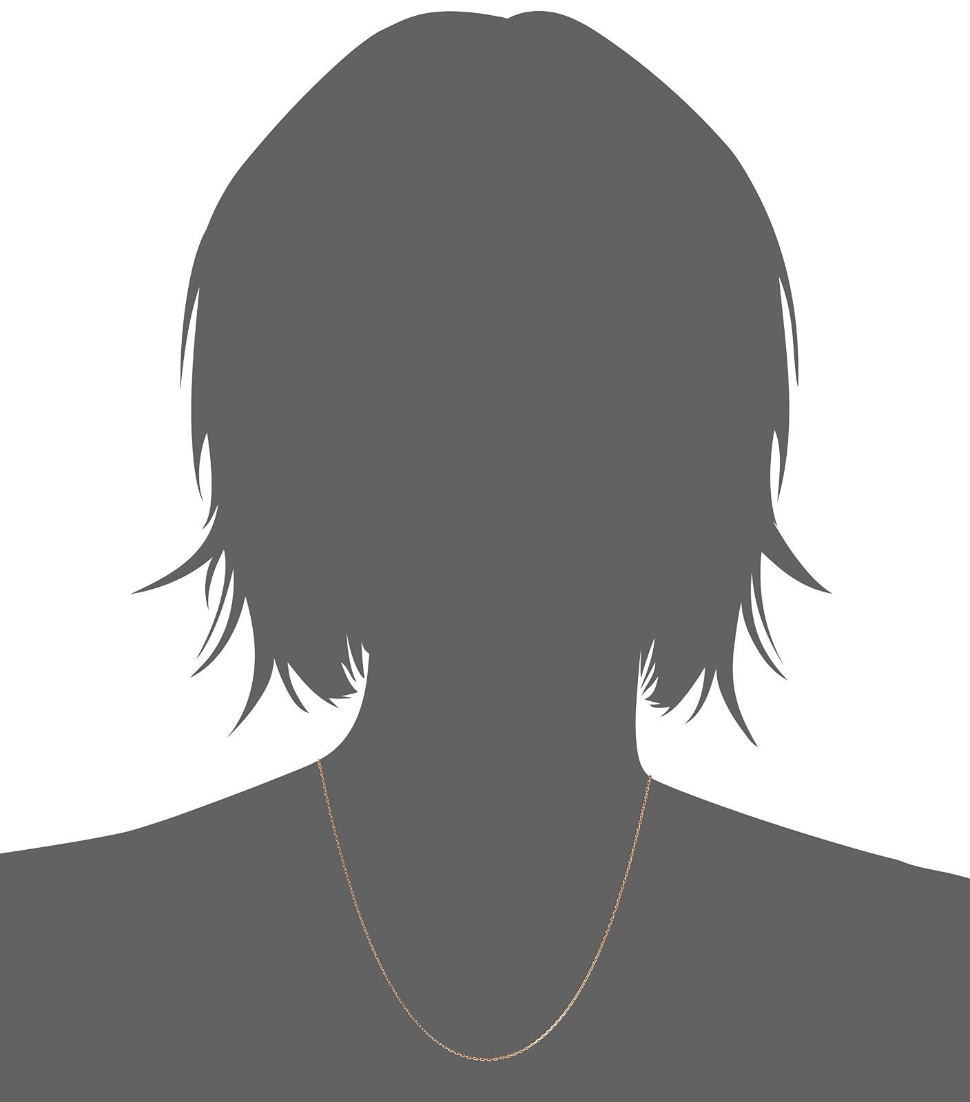 ピンクゴールドメッキ チェーンネックレス 50cm シルバー BLOOM 0773-0791-0019-0000 ブルーム