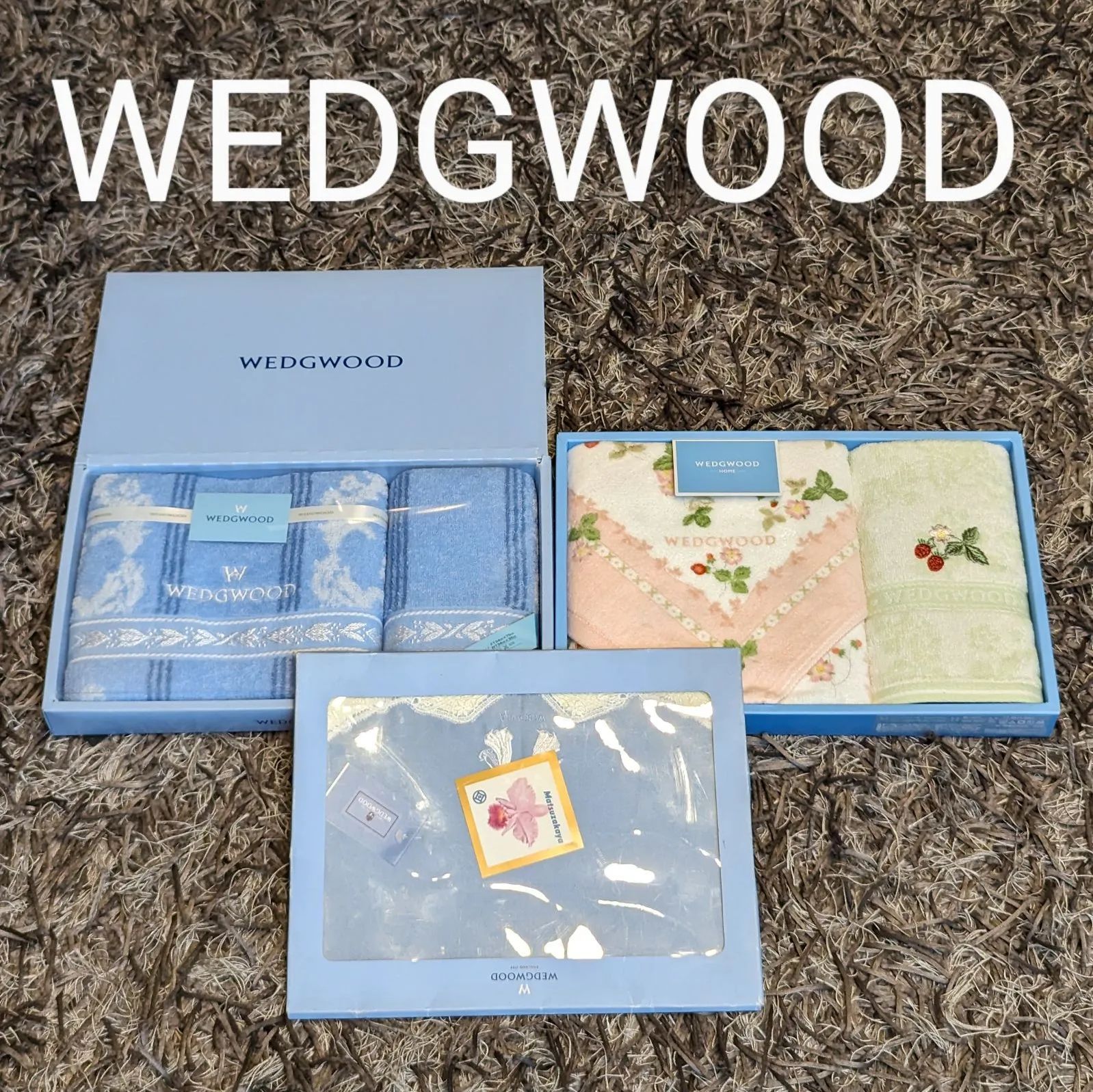 新品・未使用】WEDGWOOD ウェッジウッド タオルセット ギフト フェイス 