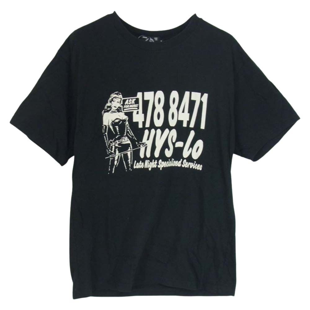 HYSTERIC GLAMOUR ヒステリックグラマー 02213CT20 野口強 HYS-lo KINKY CARDS 半袖 Tシャツ ブラック系  S【中古】 - メルカリ