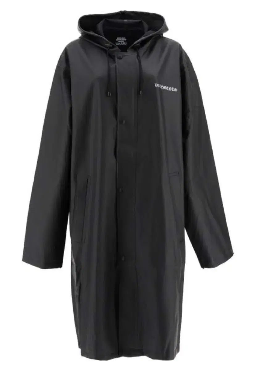 VETEMENTS(ヴェトモン) PVC レインコート 黒 フード - メルカリ