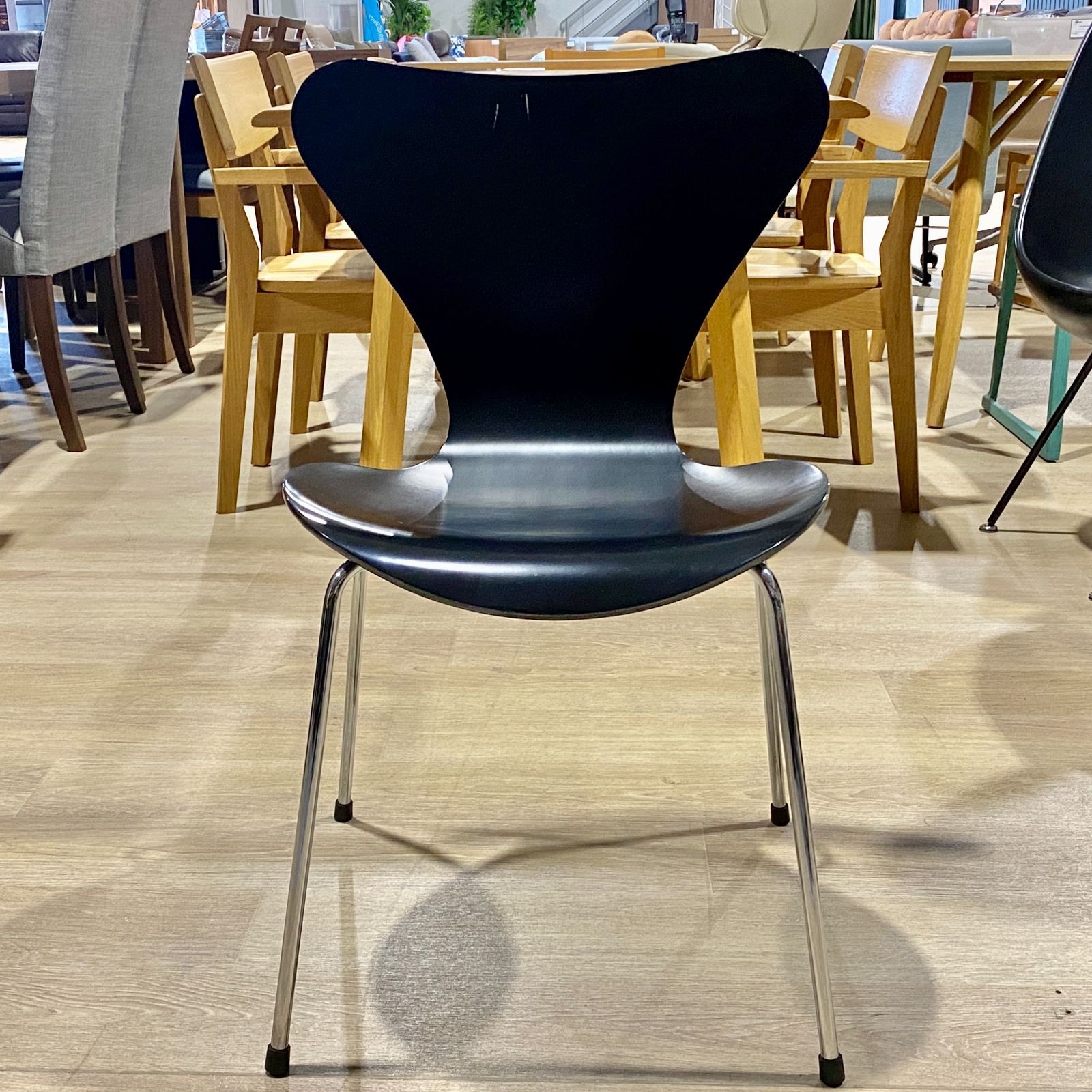 D-09016 FRITZHANSEN セブンチェア ブラック ラッカー塗装 ①