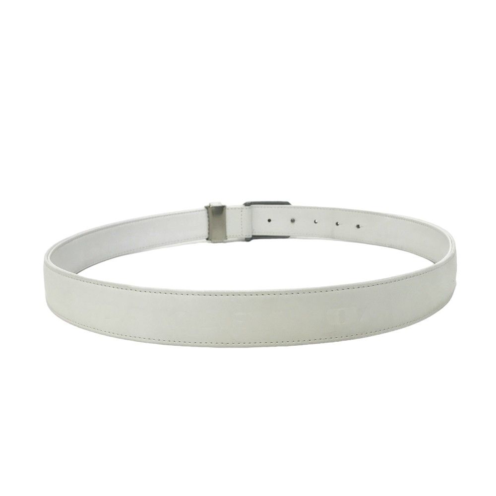 OAKLEY ゴルフ スカルバックル レザーベルト ホワイト 1 OAKLEY オークリー スカルバックルベルト ホワイト系 [240101204686