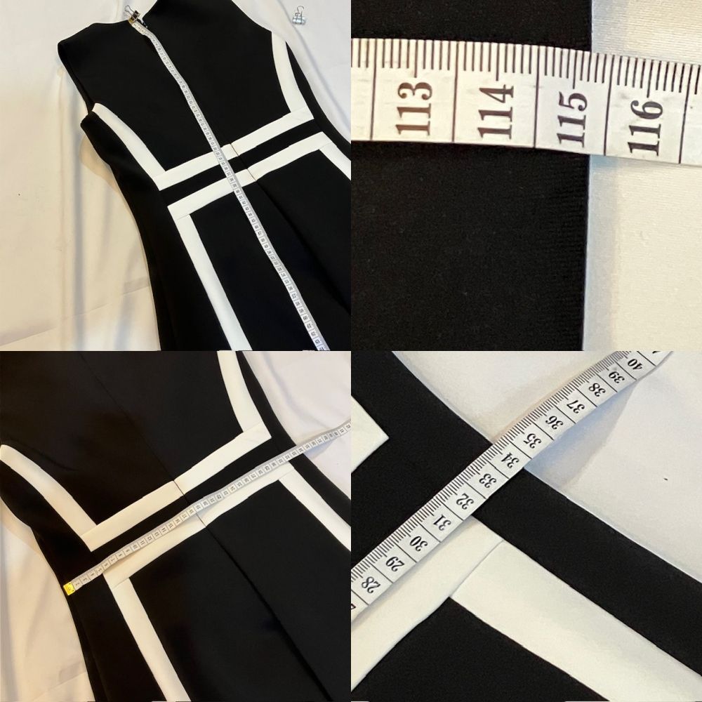 カルバンクライン CalvinKlein ノースリーブワンピース ストレッチ