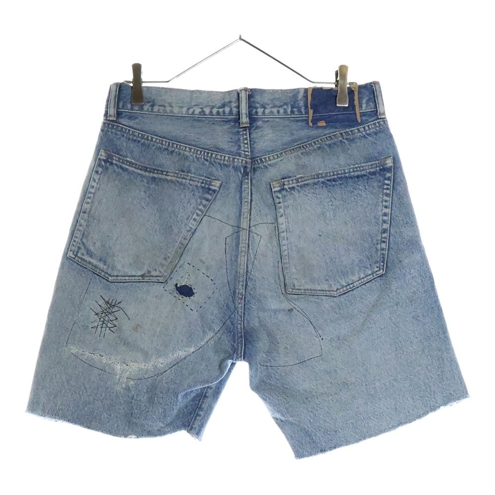 SAINT MICHAEL (セントマイケル) 24SS DENIM SHORTS DAMAGE デニム