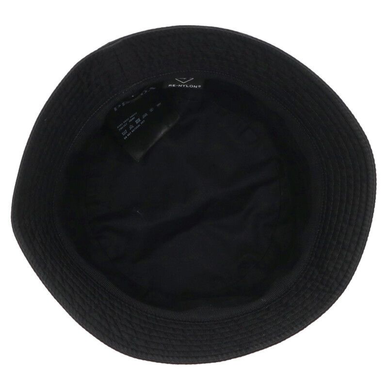  プラダ 2 HC 137 RE-NYLON三角プレートナイロン帽子 メンズ L その他 帽子