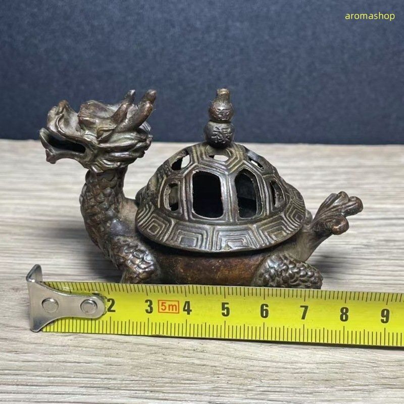 銅器 金瓢簞の弔香炉です 装飾品 工芸品 美術品 置物 新品・未使用】 金属 古銅彫 瑞獣 金 銅器 竜亀香炉 透かし 瓢箪