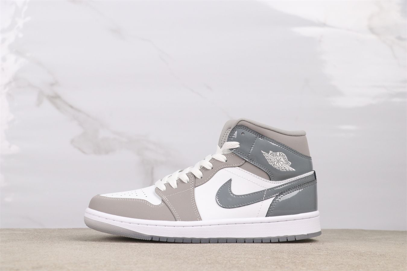 今日 Air Jordan 1 エアジョーダン 1 HF3216-100 ラッカーグレー-WTO輸入5